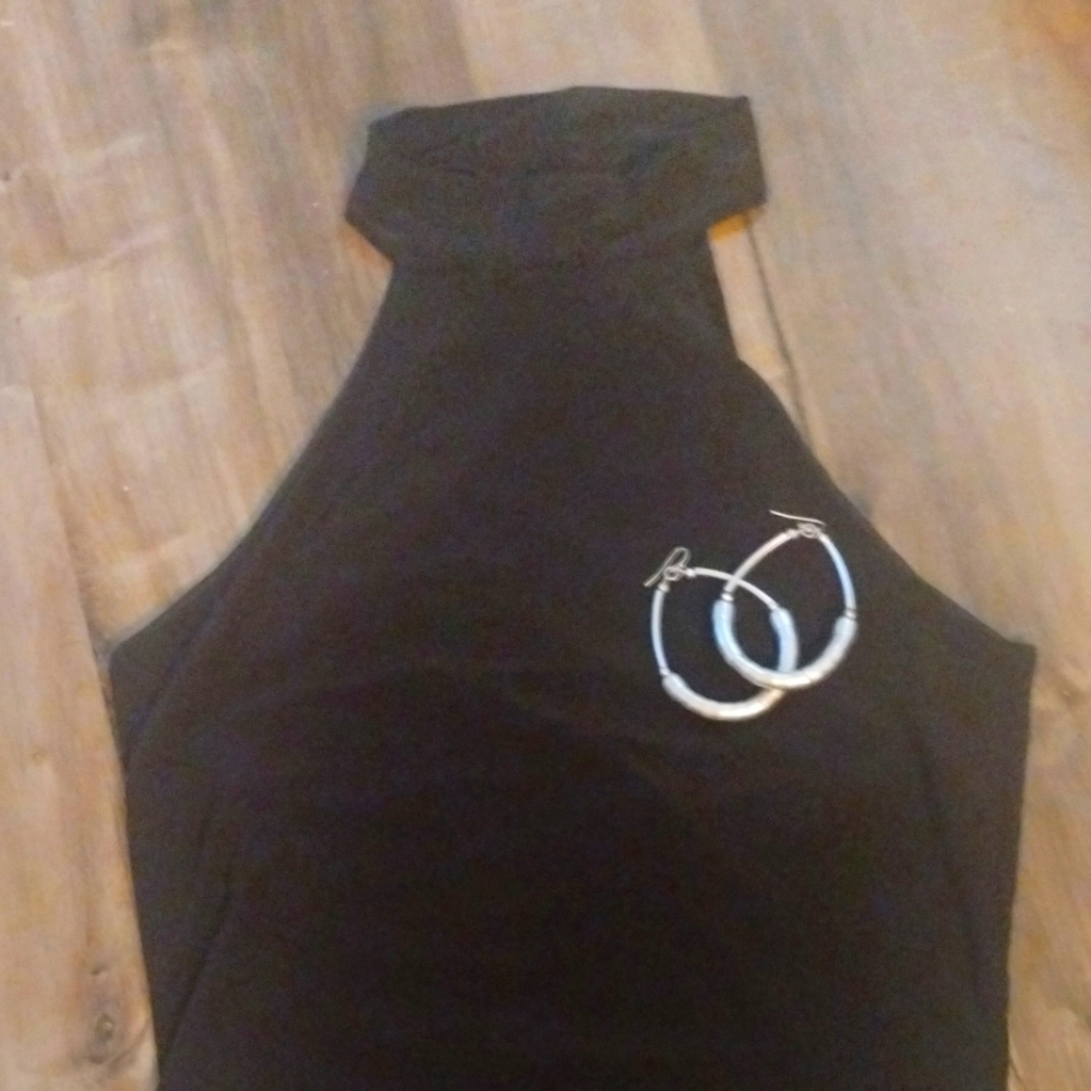 Black fitted shirt /black /small